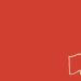 minimalist Red flag banner